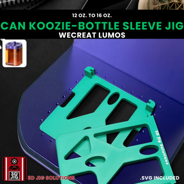 WeCreat Lumos Can Koozie Jig | Bottle Cooler Sleeve Engraving Alignment - Image 6