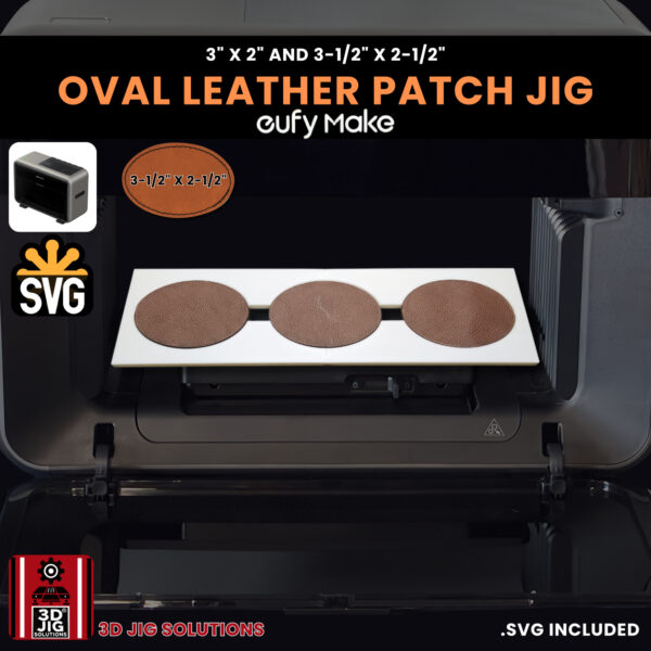 EufyMake E1 Oval Hat Patch Jig | UV Printer Fixture - Image 6