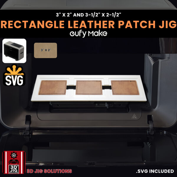 EufyMake E1 Rectangle Hat Patch Jig | UV Printer Fixture - Image 6