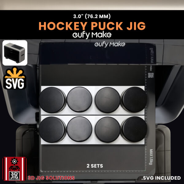 EufyMake E1 Hockey Puck UV Printer Fixture | 3-Inch Puck Jig - Image 5