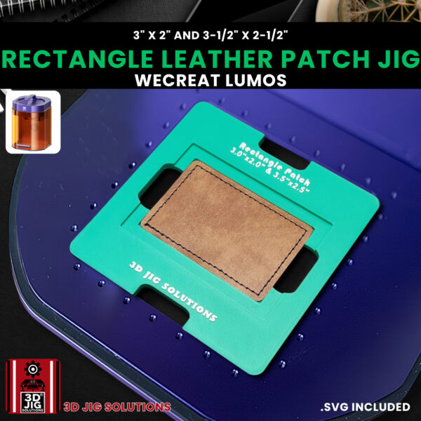 WeCreat Lumos Rectangle Hat Patch Engraving Jig - Image 7