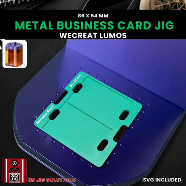 WeCreat Lumos Metal Business Card Engraving Jig - Image 7