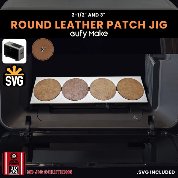 EufyMake E1 Round Hat Patch Jig | UV Printer Fixture - Image 6