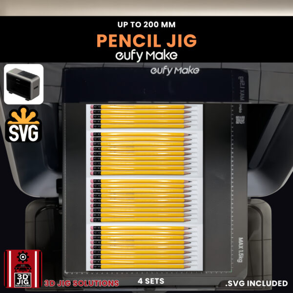 EufyMake E1 Pencil UV Printer Fixture | Hexagon Pencil Jig - Image 7