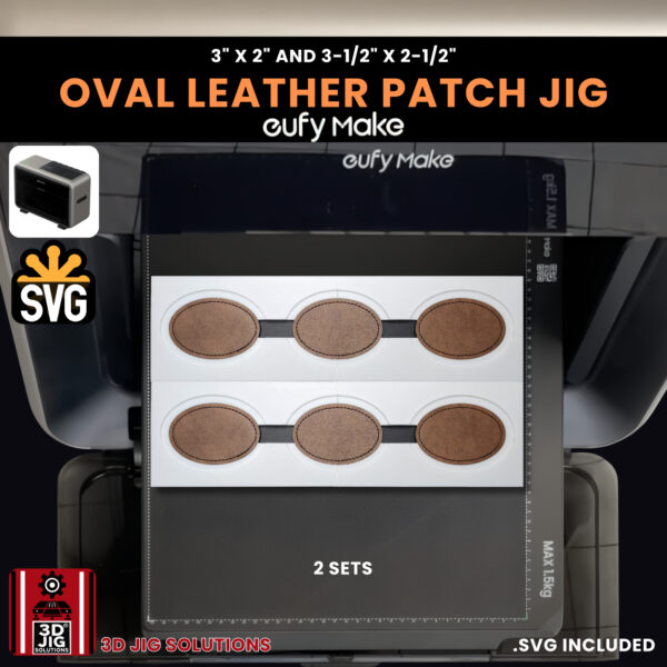 EufyMake E1 Oval Hat Patch Jig | UV Printer Fixture - Image 8