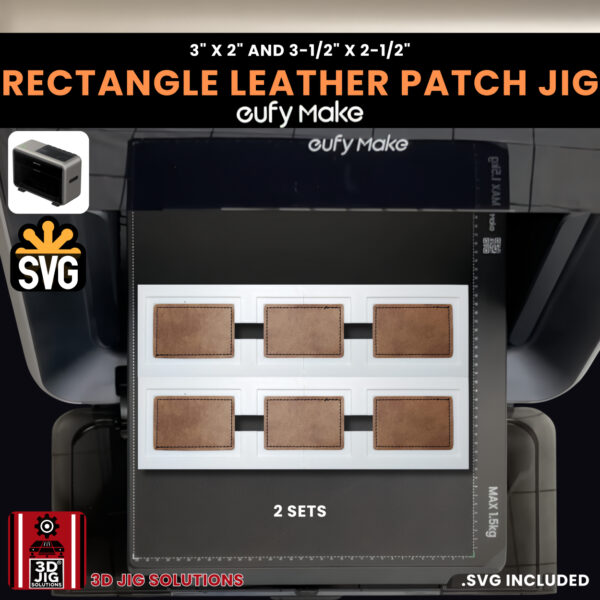 EufyMake E1 Rectangle Hat Patch Jig | UV Printer Fixture - Image 8