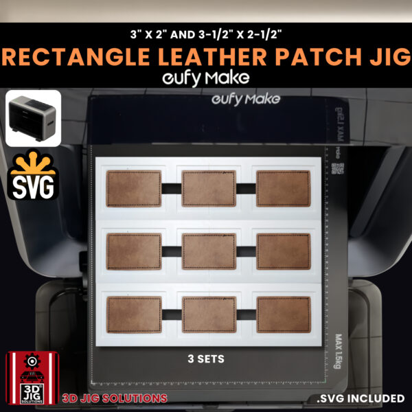 EufyMake E1 Rectangle Hat Patch Jig | UV Printer Fixture - Image 9
