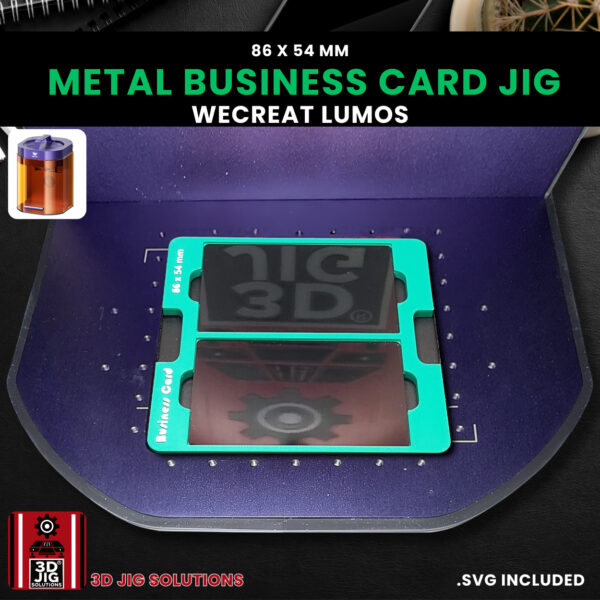 WeCreat Lumos Metal Business Card Engraving Jig - Image 2