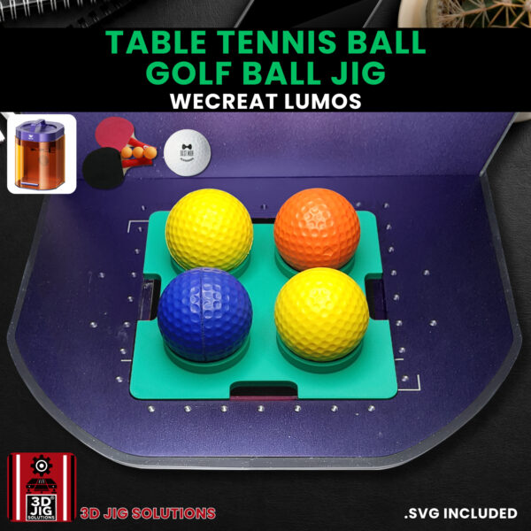 WeCreat Lumos Golf Ball & Ping Pong Ball Laser Engraving Jig - Image 4