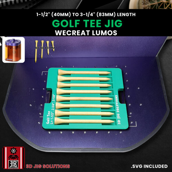 WeCreat Lumos Golf Tee Laser Engraving Jig - Image 4