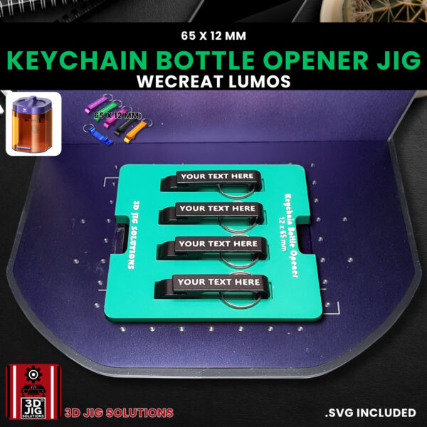 WeCreat Lumos Keychain Bottle Opener Engraving Jig - Image 5