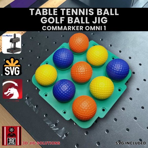 ComMarker Omni 1 Golf Ball Laser Engraving Jig | 150mm and 300mm Lens
