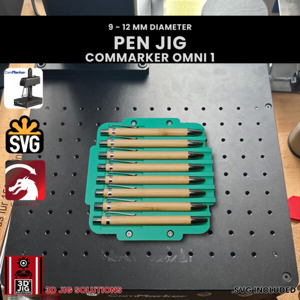 ComMarker Omni 1 Pen Laser Engraving Jig | Universal Pen Alignment Fixture - Image 3