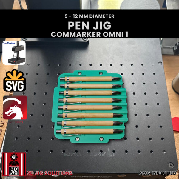 ComMarker Omni 1 Pen Laser Engraving Jig | Universal Pen Alignment Fixture - Image 4
