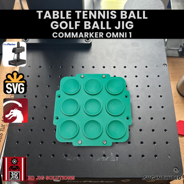 ComMarker Omni 1 Golf Ball Laser Engraving Jig | 150mm and 300mm Lens - Image 3