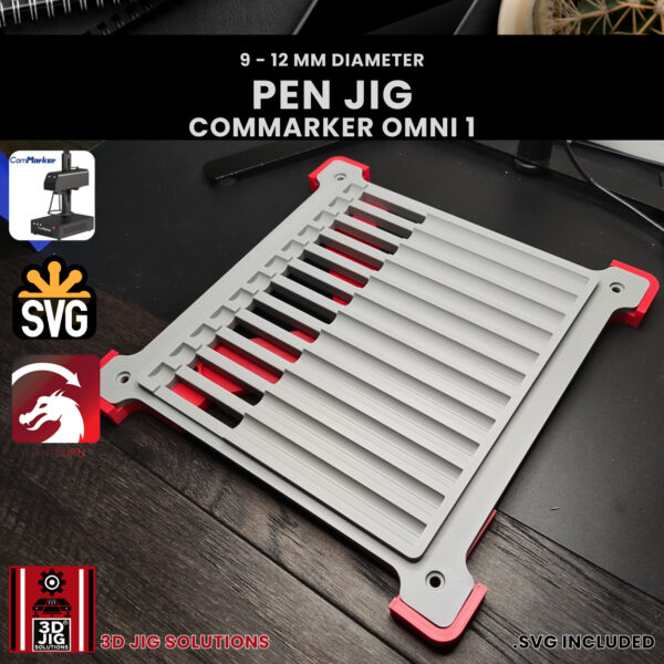 ComMarker Omni 1 Pen Laser Engraving Jig | Universal Pen Alignment Fixture - Image 5