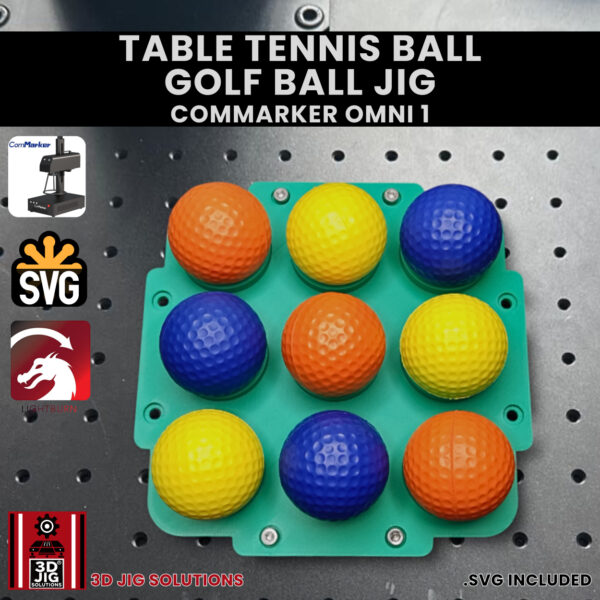 ComMarker Omni 1 Golf Ball Laser Engraving Jig | 150mm and 300mm Lens - Image 4