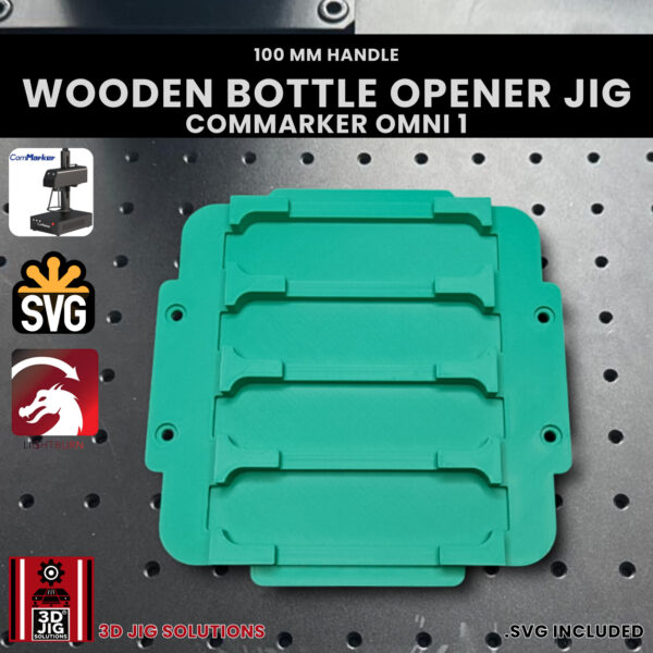 ComMarker Omni 1 Wooden Bottle Opener Laser Engraving Jig | 150mm Lens | SVG Files - Image 6