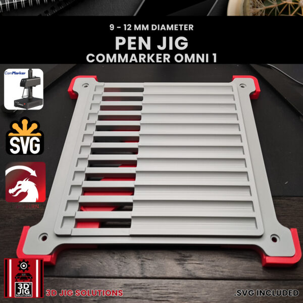 ComMarker Omni 1 Pen Laser Engraving Jig | Universal Pen Alignment Fixture - Image 6