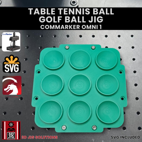 ComMarker Omni 1 Golf Ball Laser Engraving Jig | 150mm and 300mm Lens - Image 5