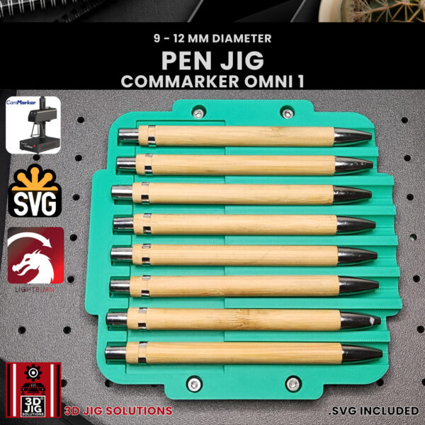 ComMarker Omni 1 Pen Laser Engraving Jig | Universal Pen Alignment Fixture - Image 9