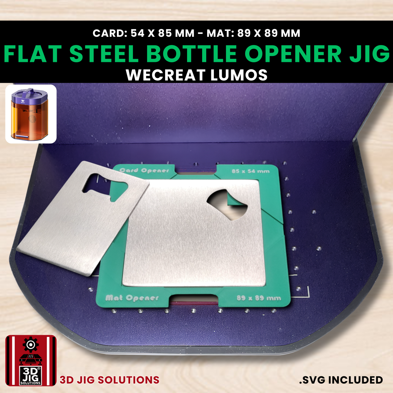3D printed engraving jig for coasters