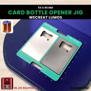 WeCreat Lumos Card Bottle Opener Laser Engraving Jig