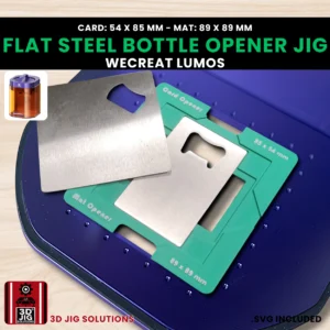WeCreat Lumos Card & Coaster Bottle Opener Laser Engraving Jig