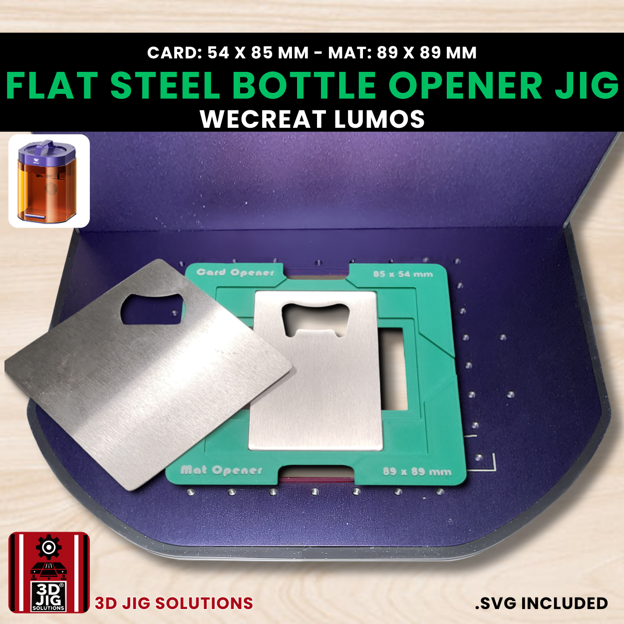 Lumos alignment jig for metal openers