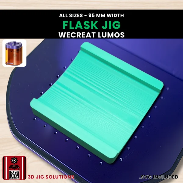 WeCreat Lumos Flask Laser Engraving Jig | 6-12 oz (95mm) | Both Sides - Image 4