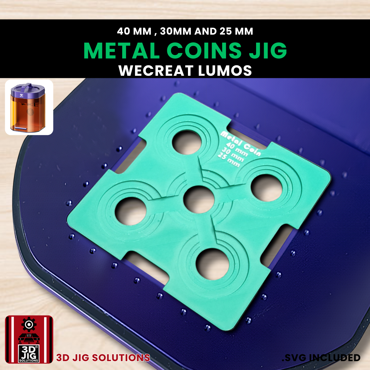 WeCreat Lumos coin holder fixture