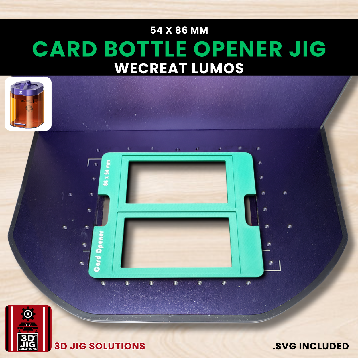 WeCreat Lumos bottle opener template