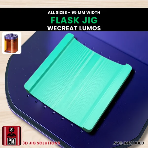 WeCreat Lumos Flask Laser Engraving Jig | 6-12 oz (95mm) | Both Sides - Image 6